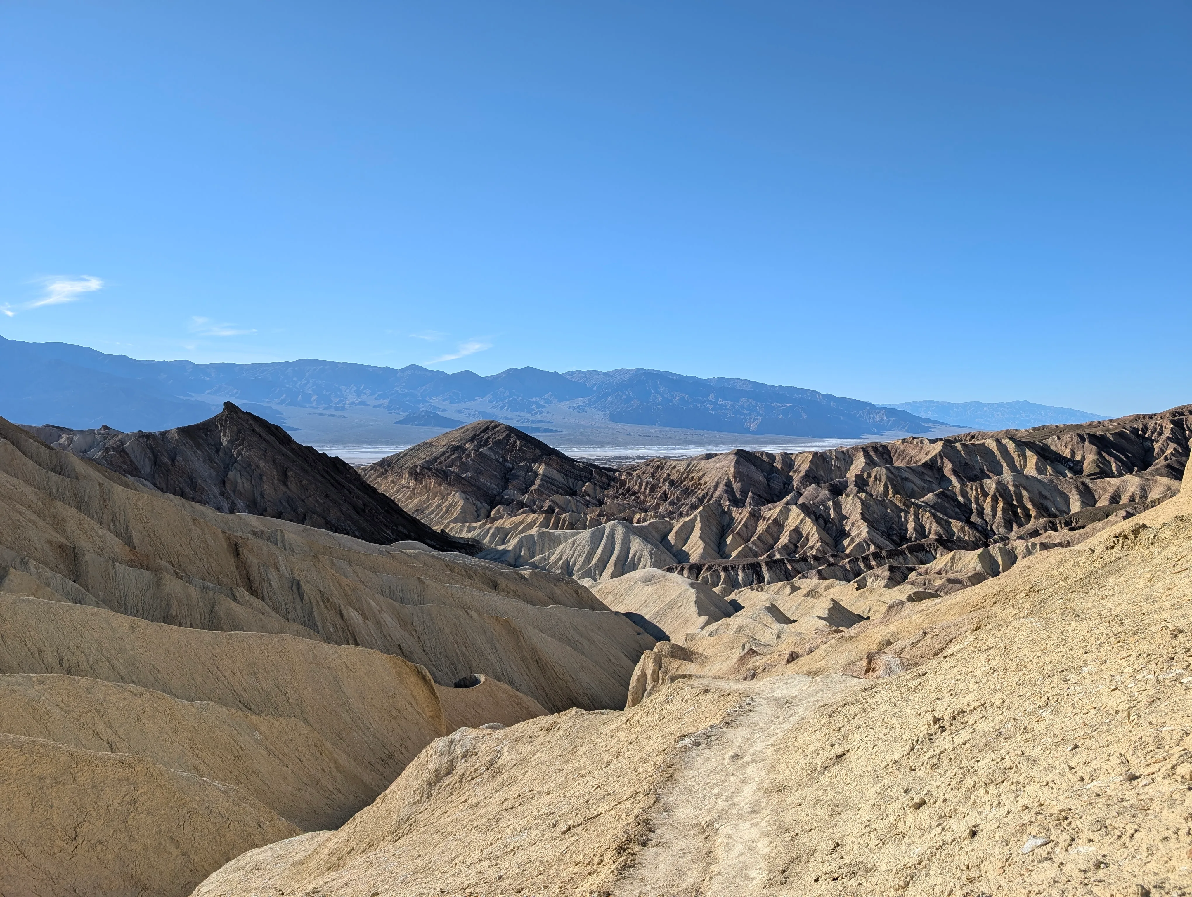 Death Valley badlands landscape